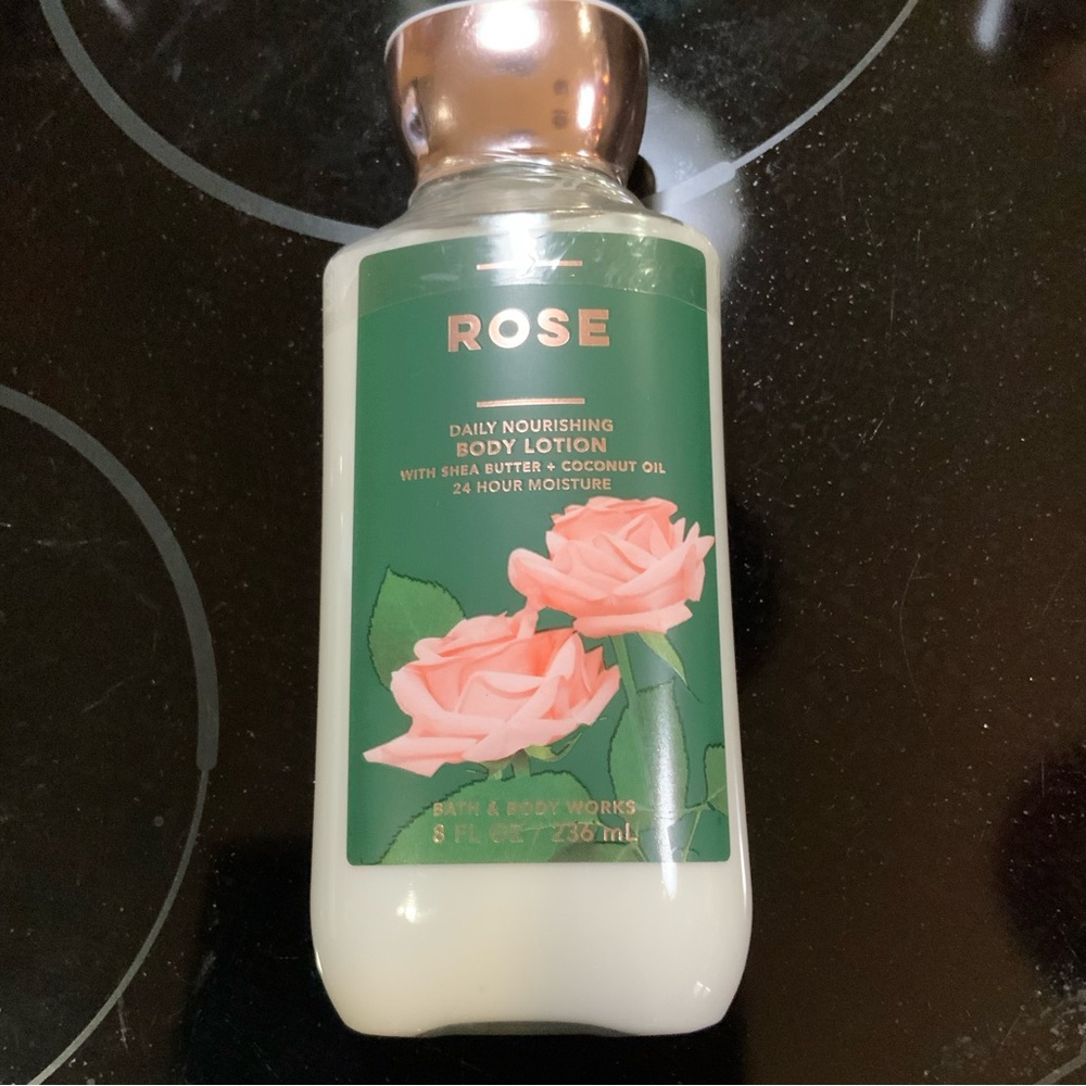 Bath & Body Works Rose Body Lotion Shea Butter Coconut Oil Sealed